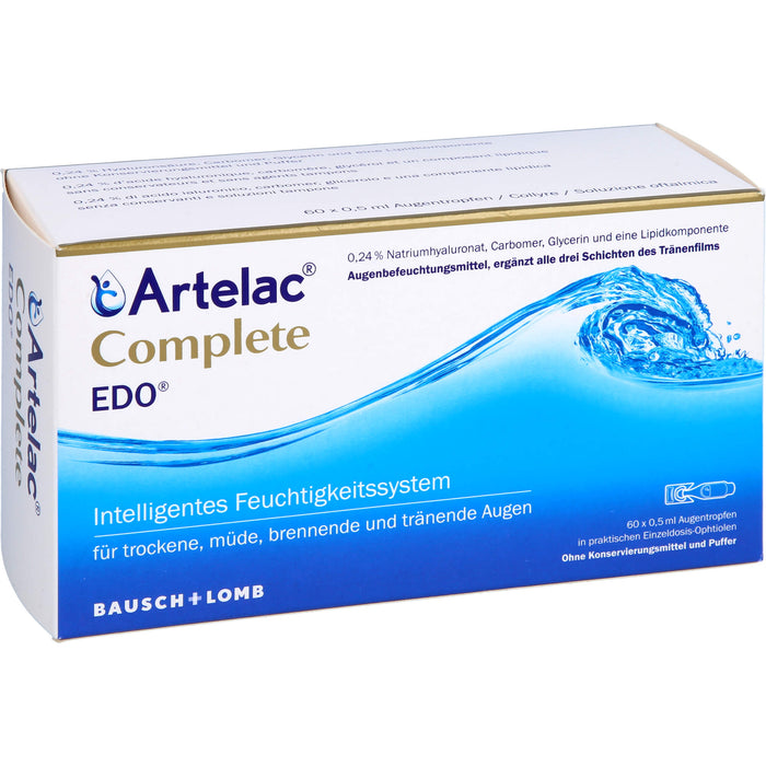 Artelac Complete Augentropfen EDO, 60 pcs. Single-dose pipettes