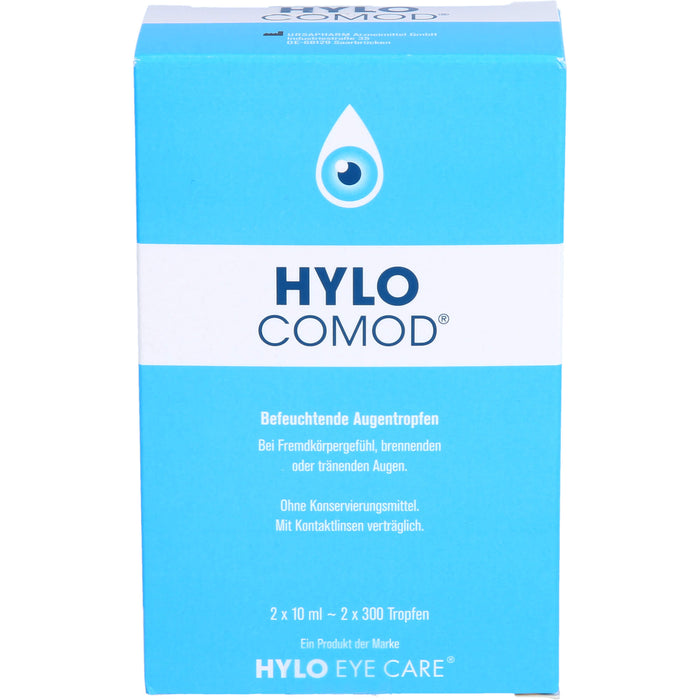 HYLO COMOD befeuchtende Augentropfen, 20 ml Solution