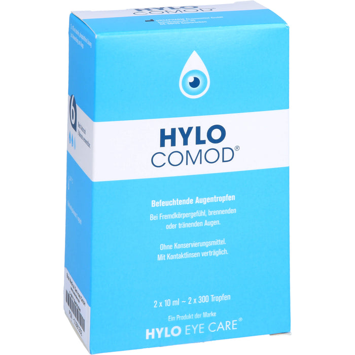 HYLO COMOD befeuchtende Augentropfen, 20 ml Lösung