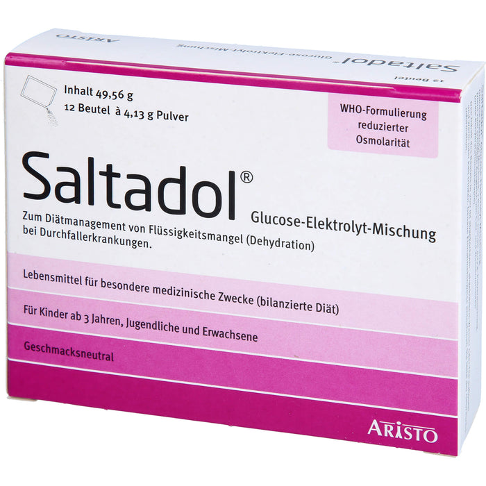 Saltadol Glucose-Elektrolyt-Mischung Pulver, 12 pc Sachets