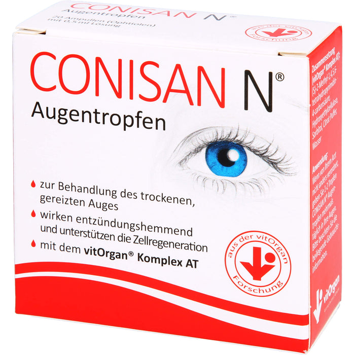 CONISAN N Augentropfen, 20 St. Einzeldosispipetten