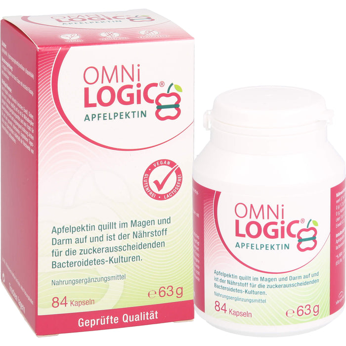 OMNi-LOGiC Apfelpektin Kapseln, 84 pc Capsules