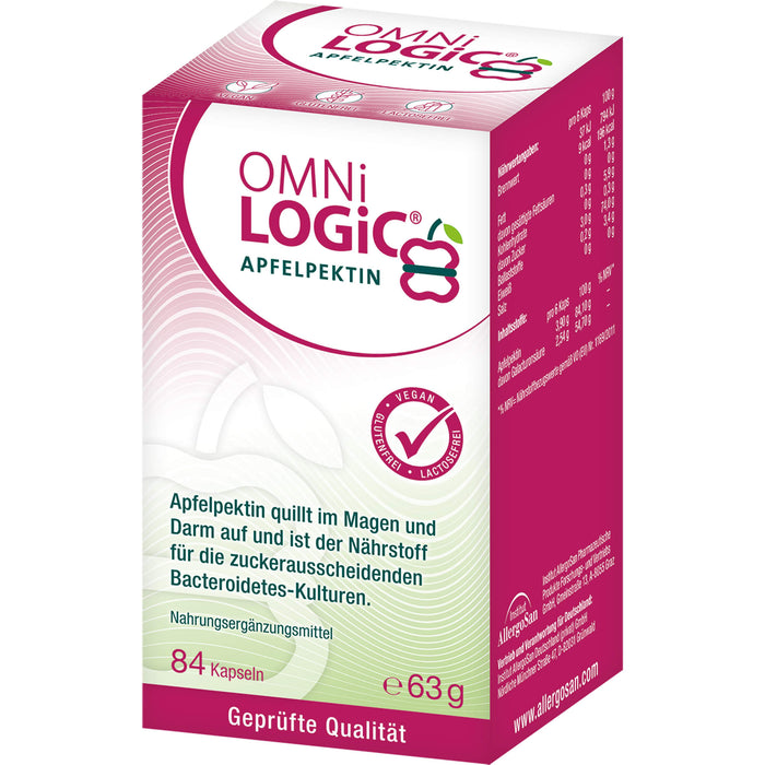 OMNi-LOGiC Apfelpektin Kapseln, 84 St. Kapseln