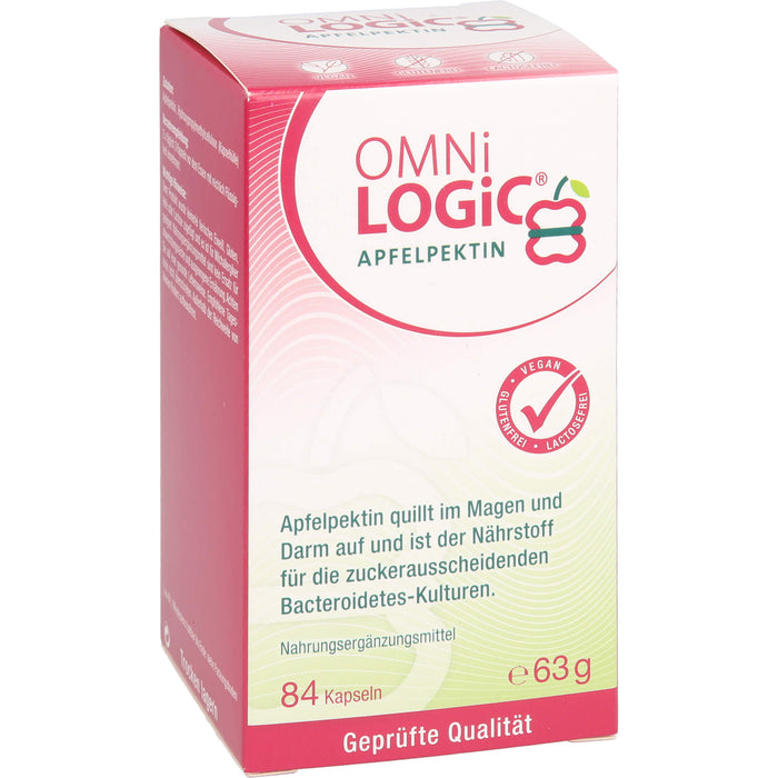 OMNi-LOGiC Apfelpektin Kapseln, 84 pcs. Capsules