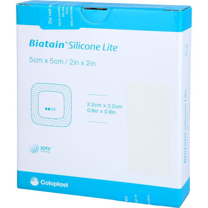 Biatain Silicone Lite Schaumverband 5 x 5 cm, 5 pcs. dressing