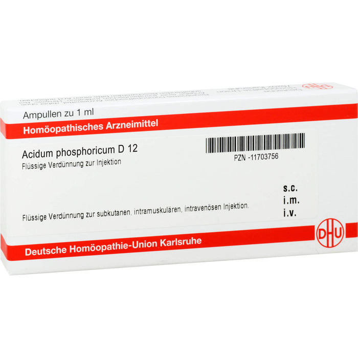 DHU Acidum phosphoricum D12 Ampullen, 8 St. Ampullen