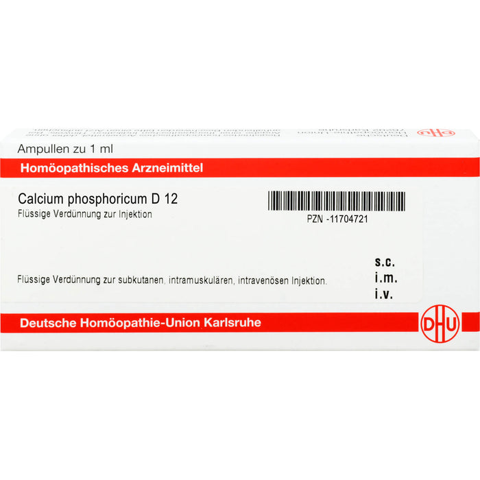 Calcium phosphoricum D12 DHU Ampullen, 8 St. Ampullen