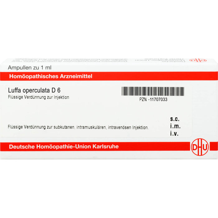 DHU Luffa operculata D6 Ampullen, 8 St. Ampullen