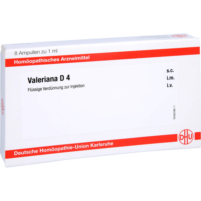 Valeriana D4 DHU Ampullen, 8X1 ml AMP