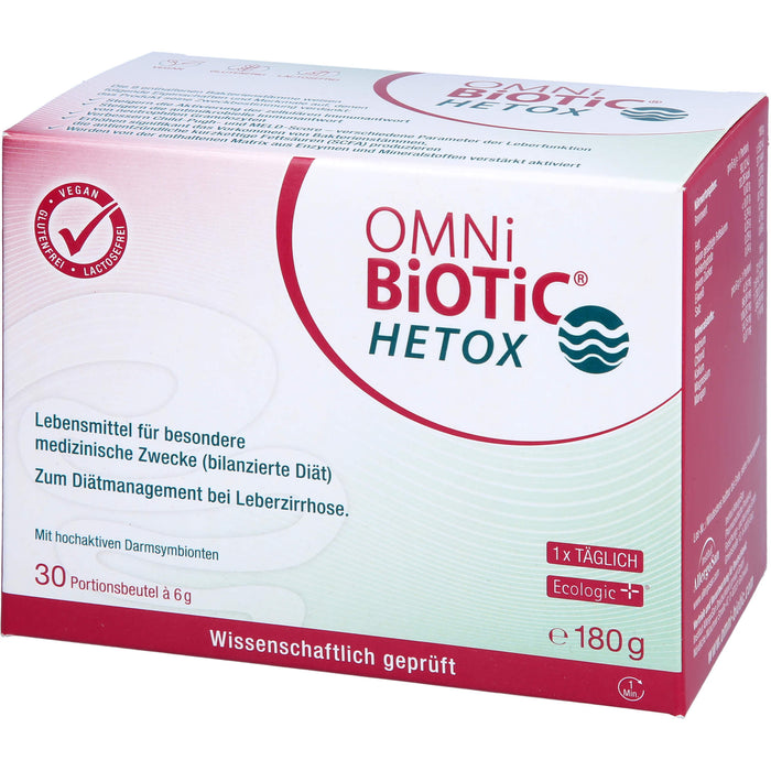 OMNi-BiOTiC Hetox Pulver bei Leberzirrhose, 30 pcs. Sachets