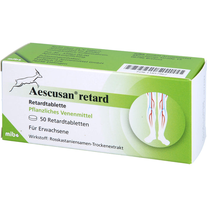 Aescusan retard, Retardtabletten, 50 St RET