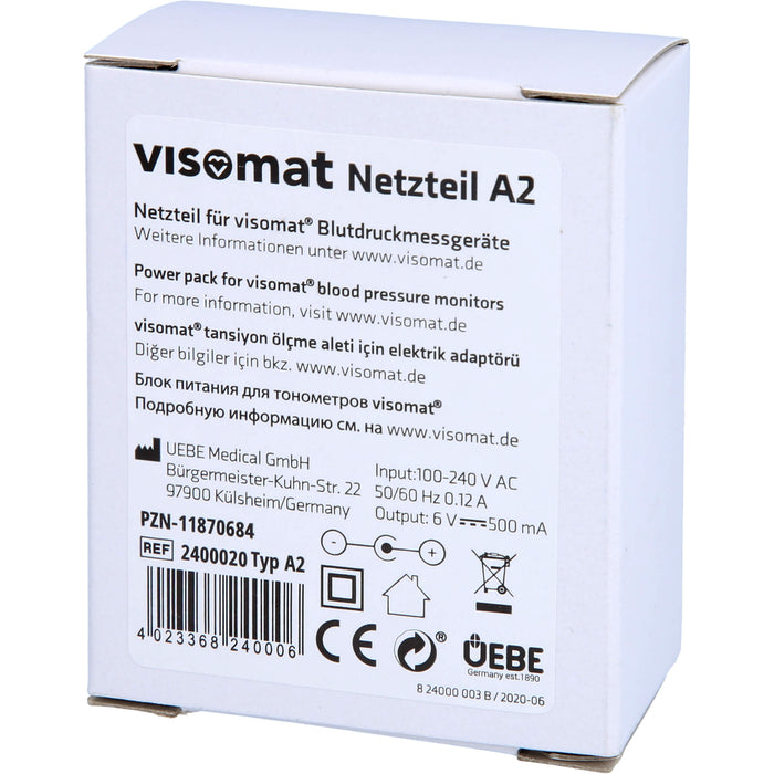 Netzteil für visomat Blutzuckermessgeräte, 1 pcs. Accessory