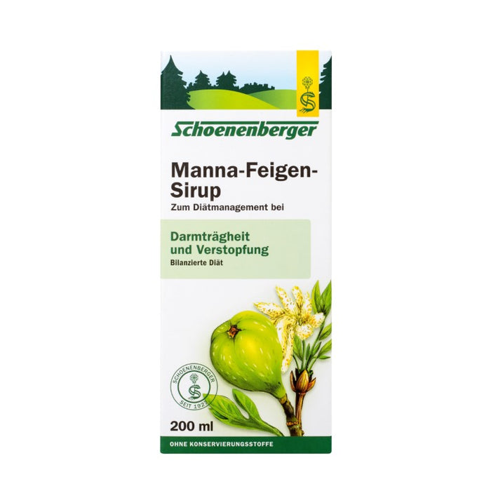 Schoenenberger Manna-Feigen-Sirup, 200 ml Solution