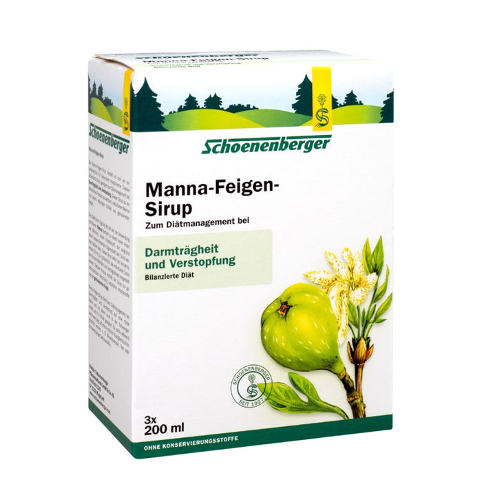 Schoenenberger Manna-Feigen-Sirup Darmträgheit und Verstopfung, 600 ml Solution