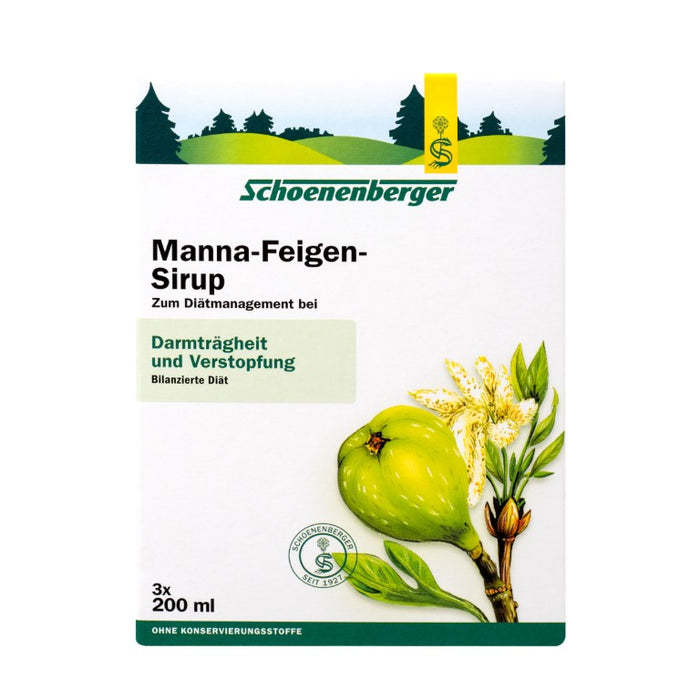 Schoenenberger Manna-Feigen-Sirup Darmträgheit und Verstopfung, 600 ml Solution