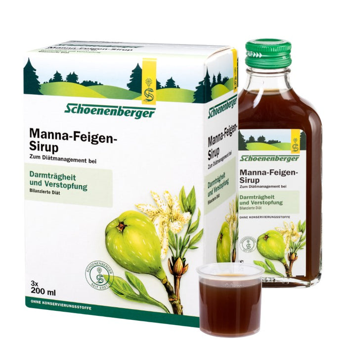 Schoenenberger Manna-Feigen-Sirup Darmträgheit und Verstopfung, 600 ml Solution