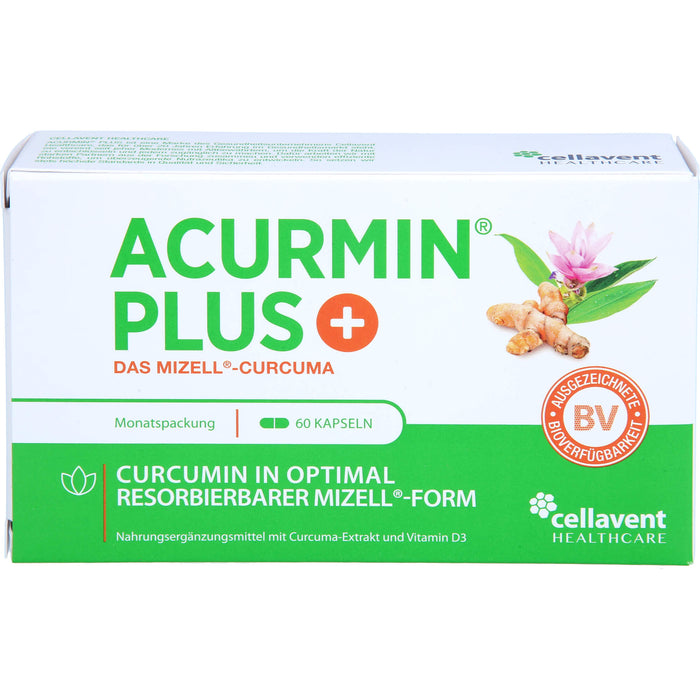 ARCUMIN PLUS+ Das Mizell-Curcuma Kapseln, 60 pc Capsules