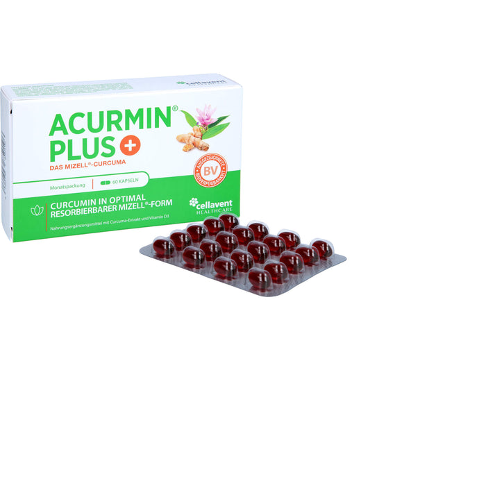 ARCUMIN PLUS+ Das Mizell-Curcuma Kapseln, 60 St. Kapseln