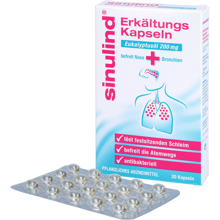 sinulind Erkältungs Kapseln, 20 pc Capsules