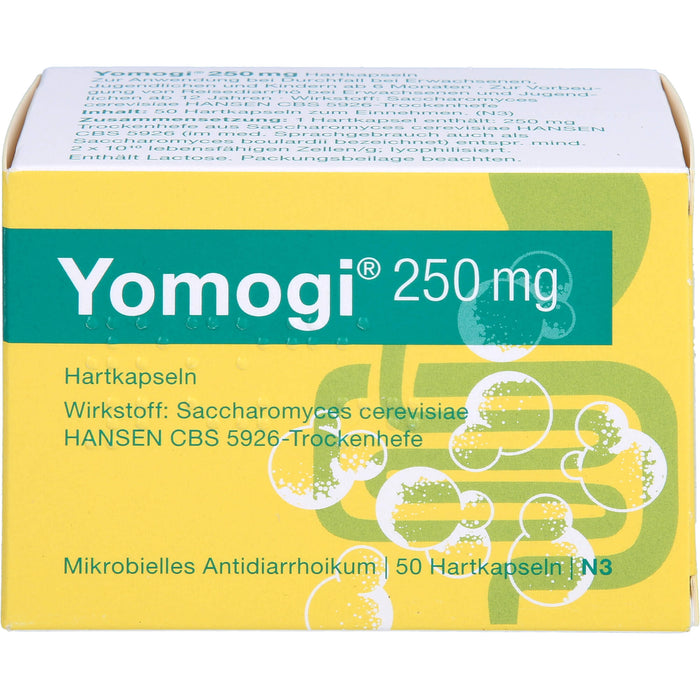 Yomogi 250 mg Hartkapseln mikrobielles Antidiarrhoikum, 50 pcs. Capsules