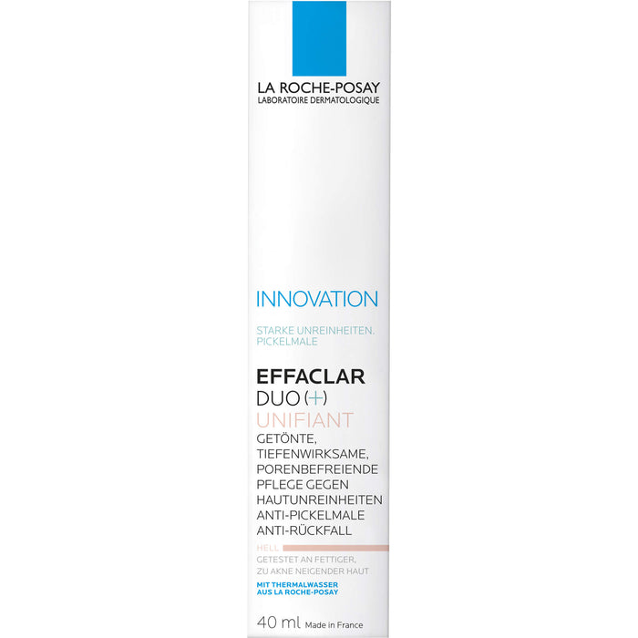 LA ROCHE-POSAY Effaclar Duo+ Unifiant getönte Creme, 40 ml Creme