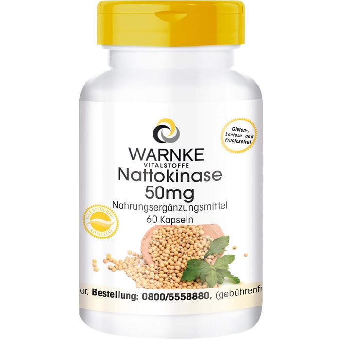 WARNKE Nattokinase 50 mg Kapseln, 60 St. Kapseln