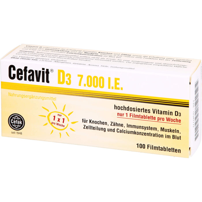 Cefavit D3 7,000 I.E., 100 St FTA