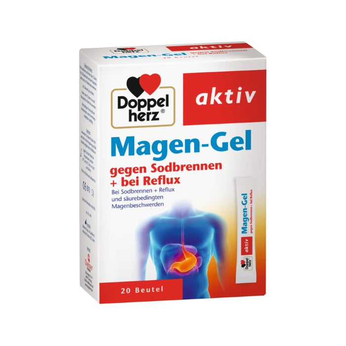 Doppelherz Magen-Gel gegen Sodbrennen + bei Reflux, 20 pc Gel