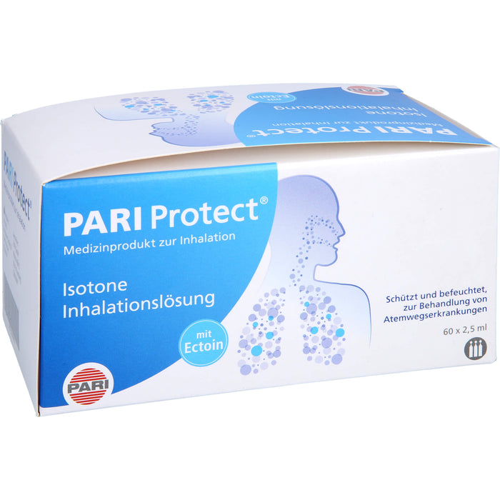 PARI ProtECT Inhalationslösung mit Ectoin 10x2,5ml, 150 ml Solution