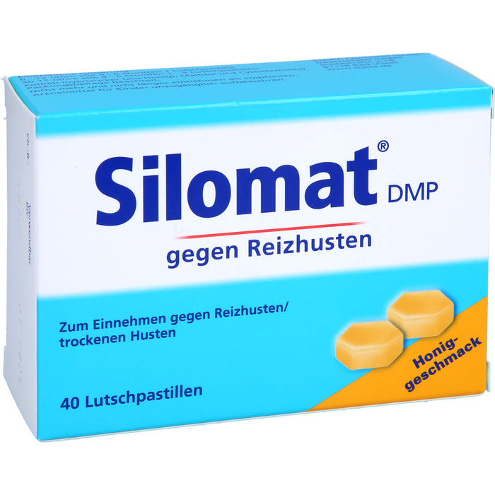 Silomat DMP gegen Reizhusten Lutschpastillen Honiggeschmack, 40 pc Pastilles