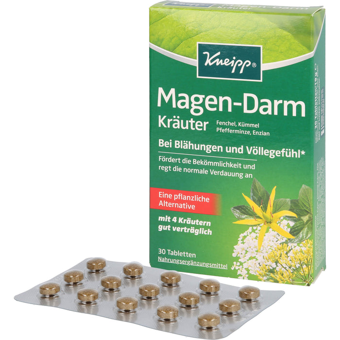 Kneipp Magen-Darm Kräuter, 30 pc Tablettes