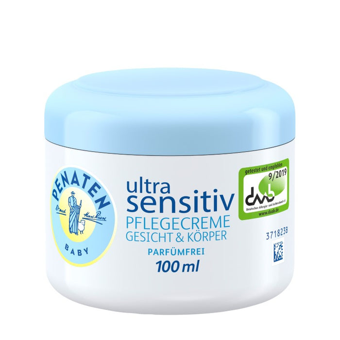 Penaten Ultra Sensitiv Pflegecreme Gesicht&Körper, 100 ml Creme