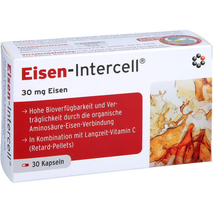 Eisen-Intercell Kapseln, 30 pc Capsules