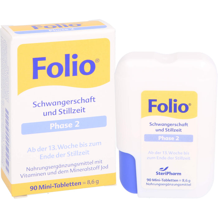 Folio Schwangerschaft und Stillzeit Phase 2 Mini-Tabletten, 90 pcs. Tablets