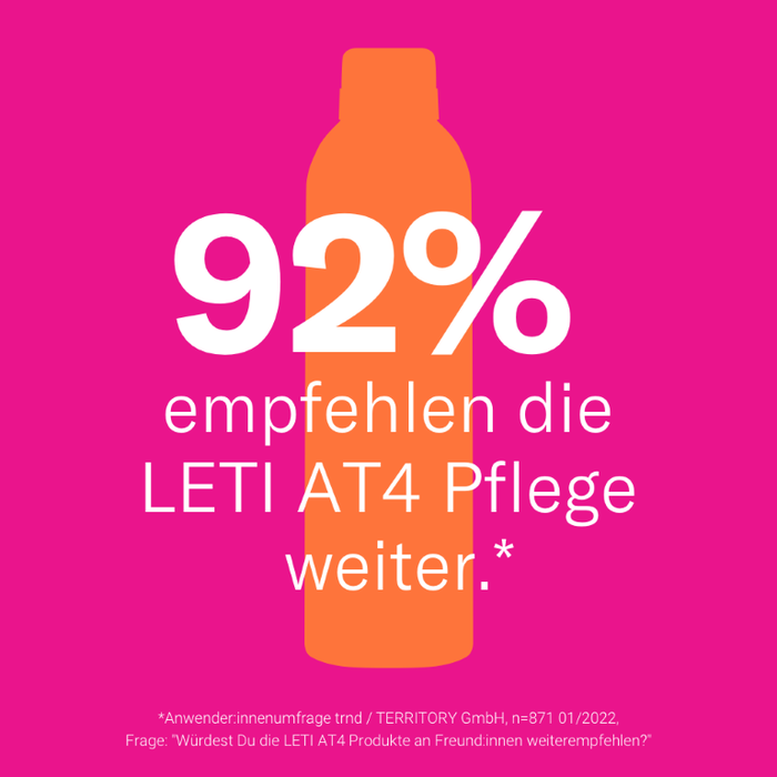 LETI AT4 Defense Spray SPF 50+ - Sonnenpflege für den Körper mit sehr hohem Lichtschutzfaktor bei trockener oder zu Neurodermitis neigender Haut, 200 ml Solution