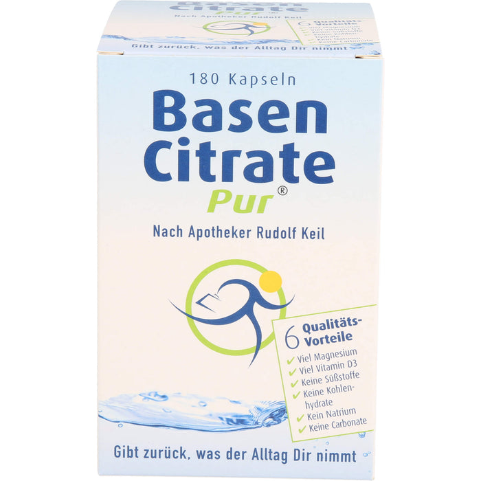 Basen Citrate Pur nach Apotheker Rudolf Keil, 180 pcs. Capsules