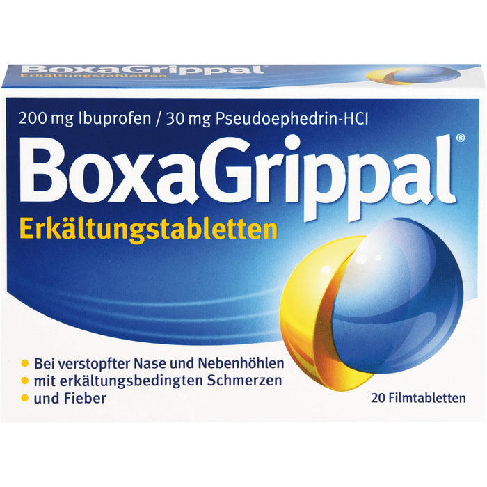 BoxaGrippal Erkältungstabletten, 20 pcs. Tablets