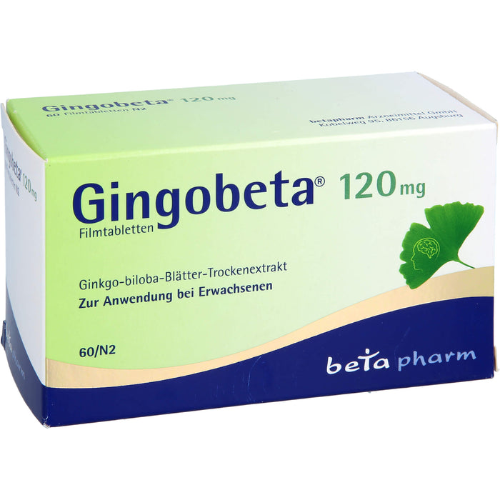 Gingobeta 120 mg Filmtabletten, 60 St FTA