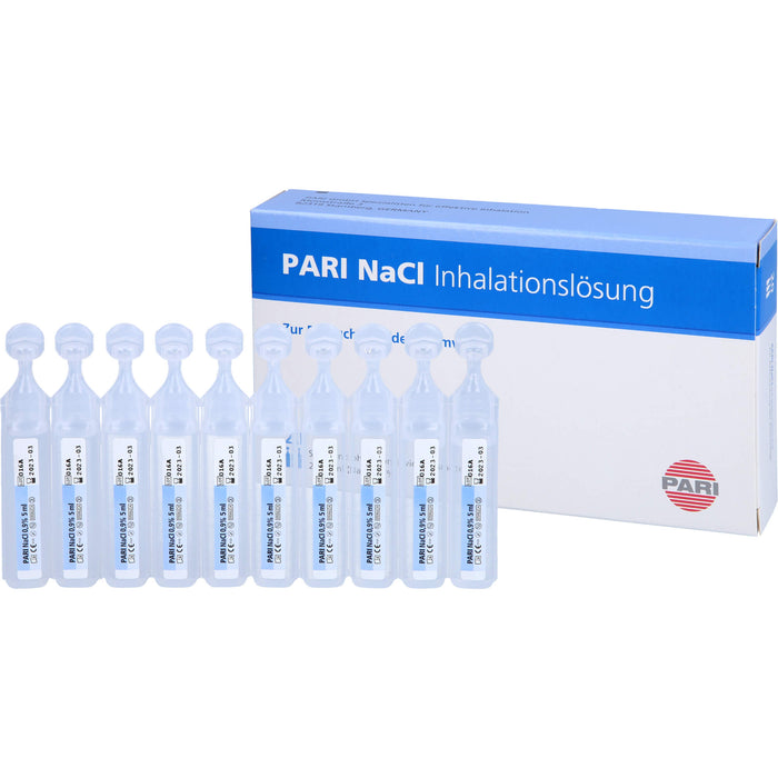 PARI NaCI Inhalationslösung zur Befeuchtung der Atemwege, 20 pc Ampoules