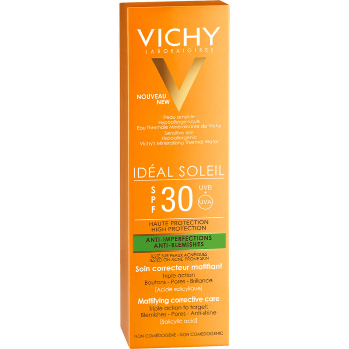 VICHY Capital Idéal Soleil Anti-Unreinheiten SPF 30 Sonnenpflege, 50 ml Cream