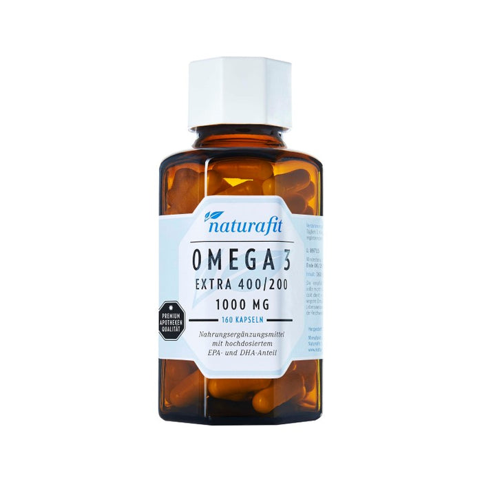 naturafit Omega 3 Extra 400/200 Kapseln, 160 St. Kapseln