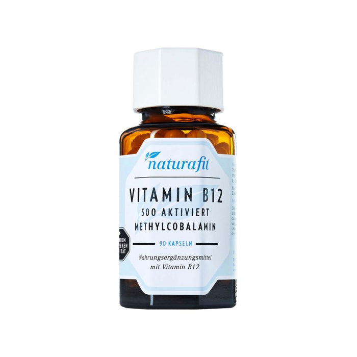 naturafit Vitamin B12 500 aktiviert Kapseln, 90 St. Kapseln