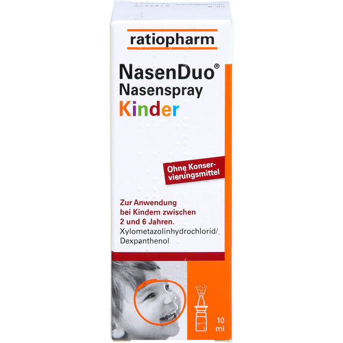 NasenDuo Nasenspray Kinder, 10 ml Lösung