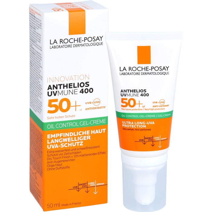 LA ROCHE-POSAY Anthelios XL LSF 50+ mattierende Gel-Creme, 50 ml Creme