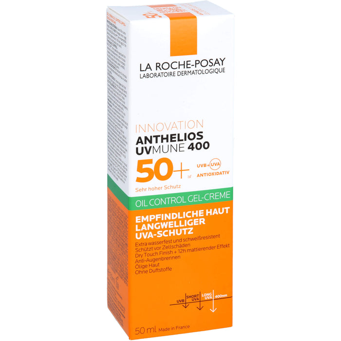 LA ROCHE-POSAY Anthelios XL LSF 50+ mattierende Gel-Creme, 50 ml Crème