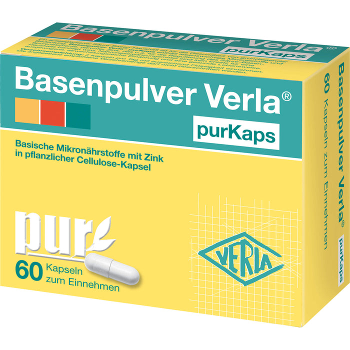 Basenpulver Verla purKaps , 60 St. Kapseln