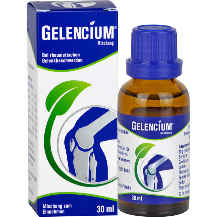 GELENCIUM Mischung bei rheumatischen Gelenkbeschwerden, 30 ml Lösung