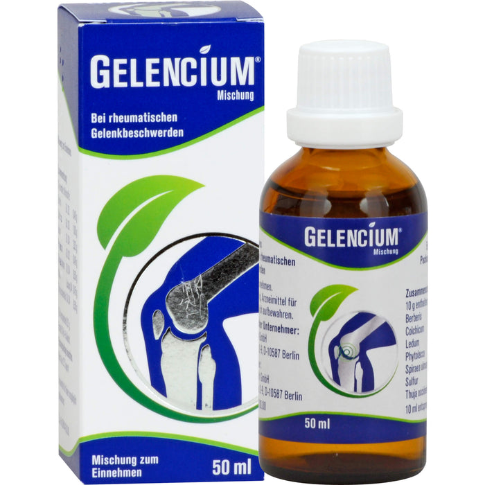 GELENCIUM Mischung bei rheumatischen Gelenkbeschwerden, 50 ml Lösung