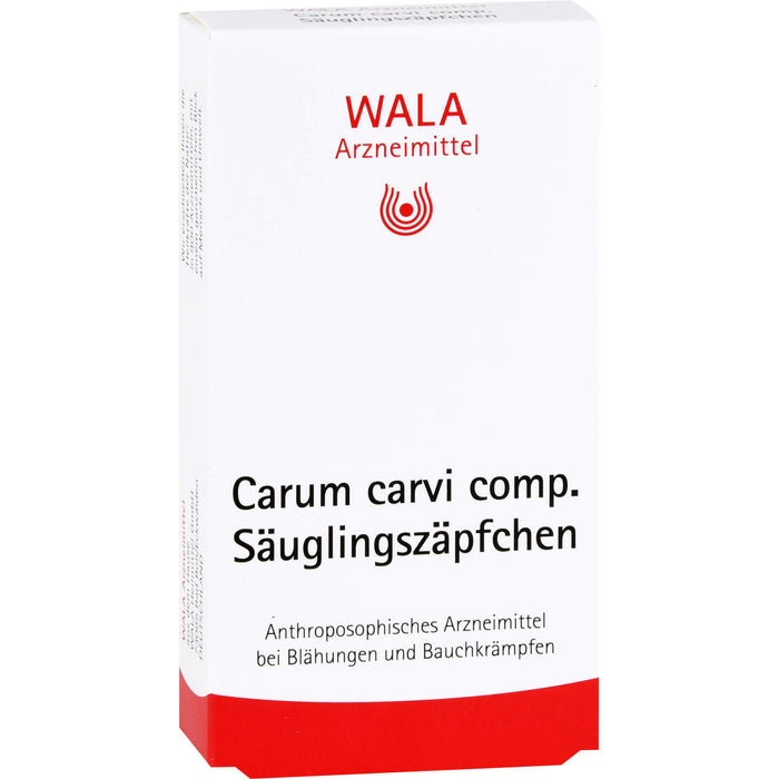 WALA Carum Carvi comp. Säuglingszäpfchen, 10 pcs. Suppositories