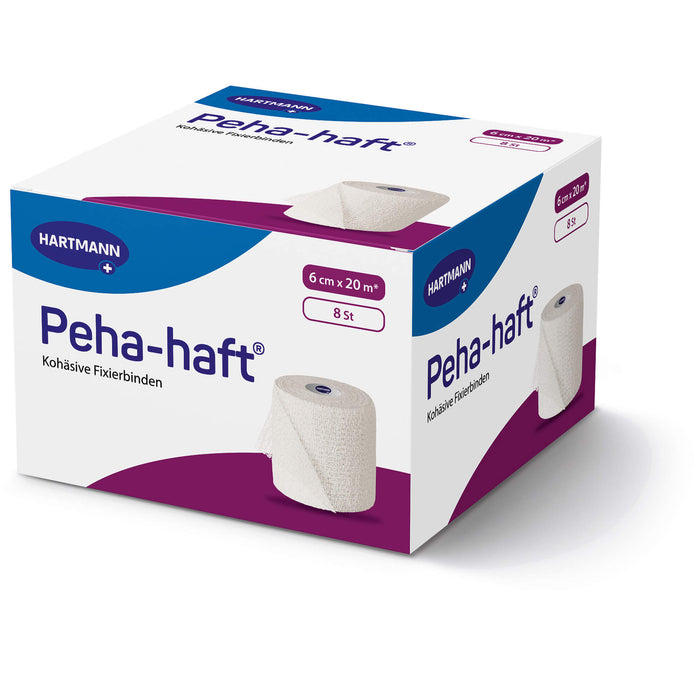 Peha-haft Fixierbinde Latexfrei 6cmx20m, 8 St BIN